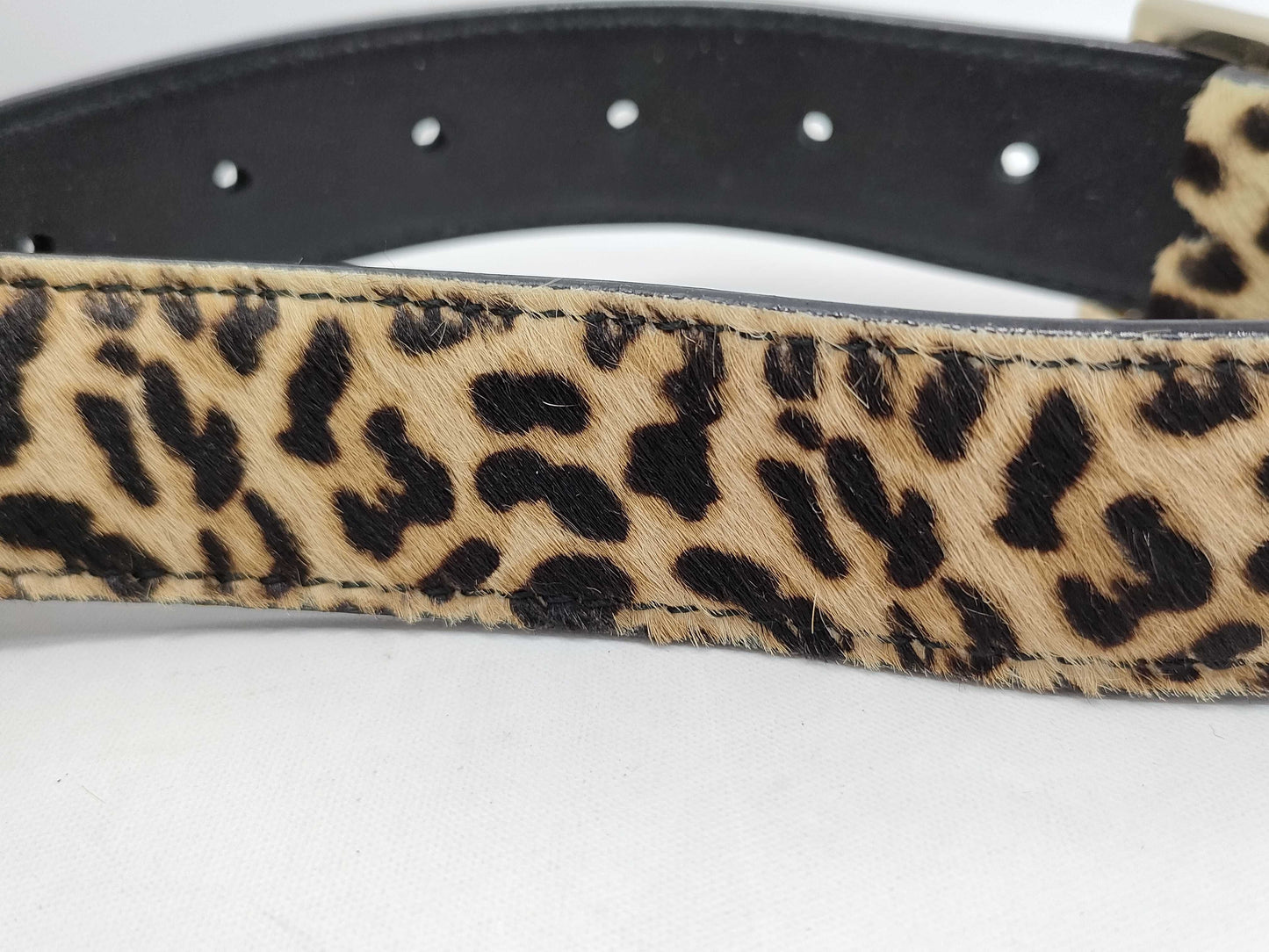 JIMMY CHOO Madeline Leopard Harako Leather Shoulder Bag