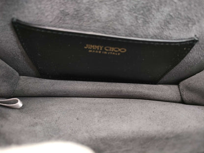 JIMMY CHOO Madeline Leopard Harako Leather Shoulder Bag