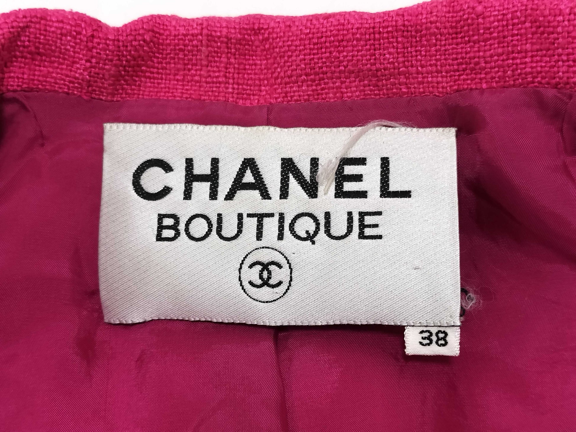 CHANEL Tweed/Set-up/Size 38/Pink Other Apparel