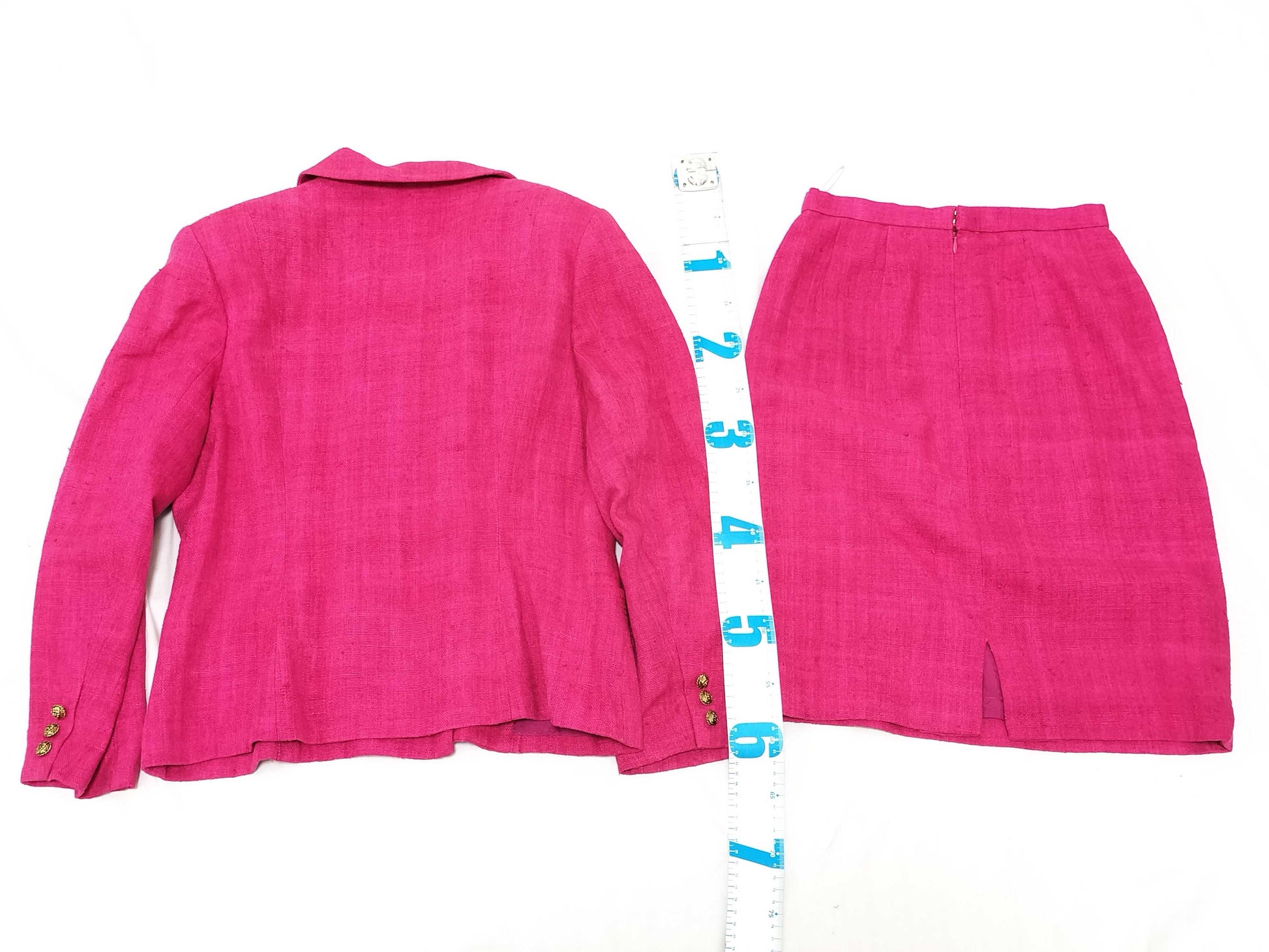 CHANEL Tweed/Set-up/Size 38/Pink Other Apparel