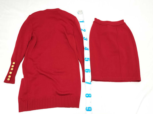 CHANEL Chanel/Knit/Set-up/Red Other Apparel