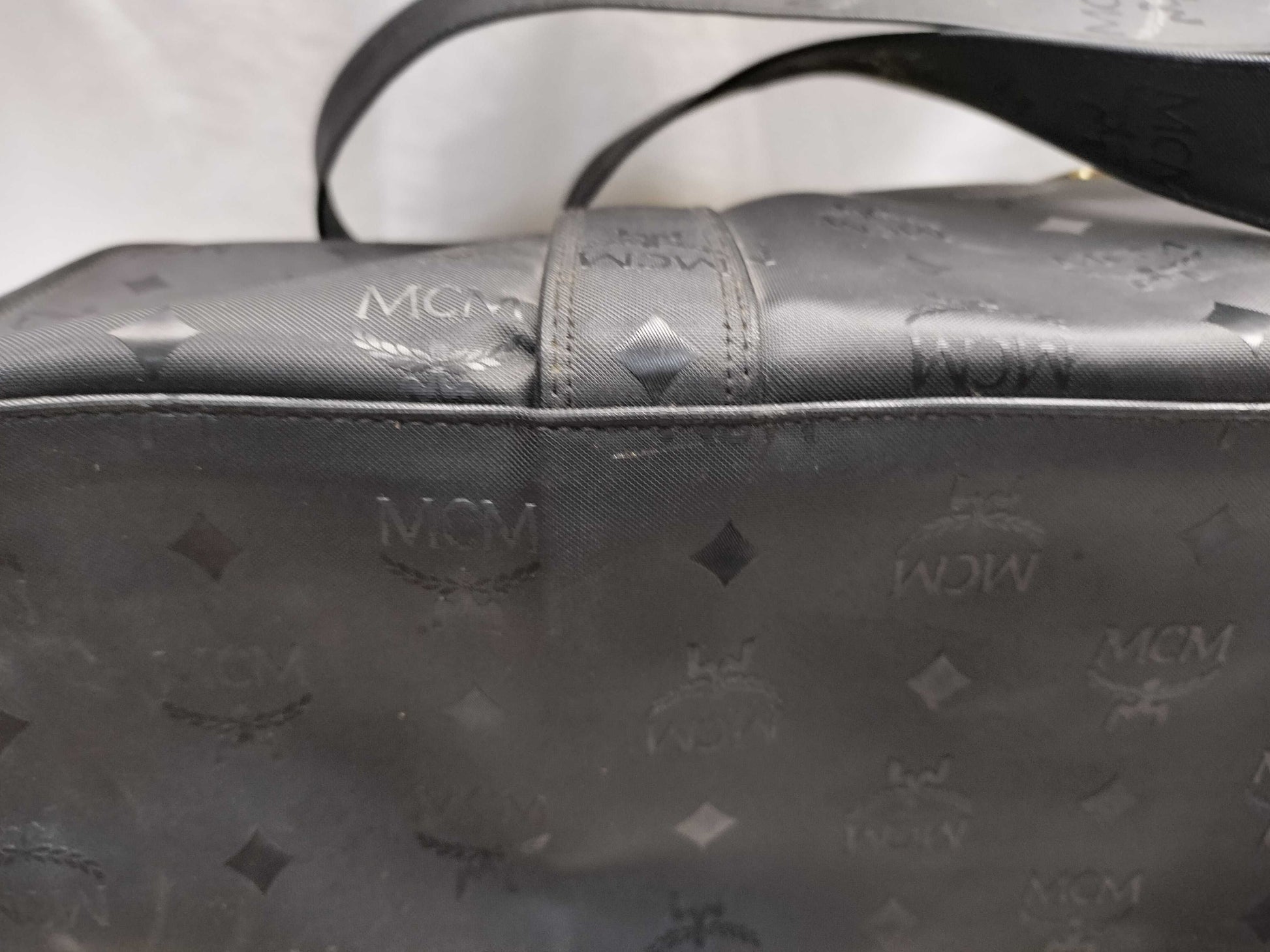 MCM nylon tote bag