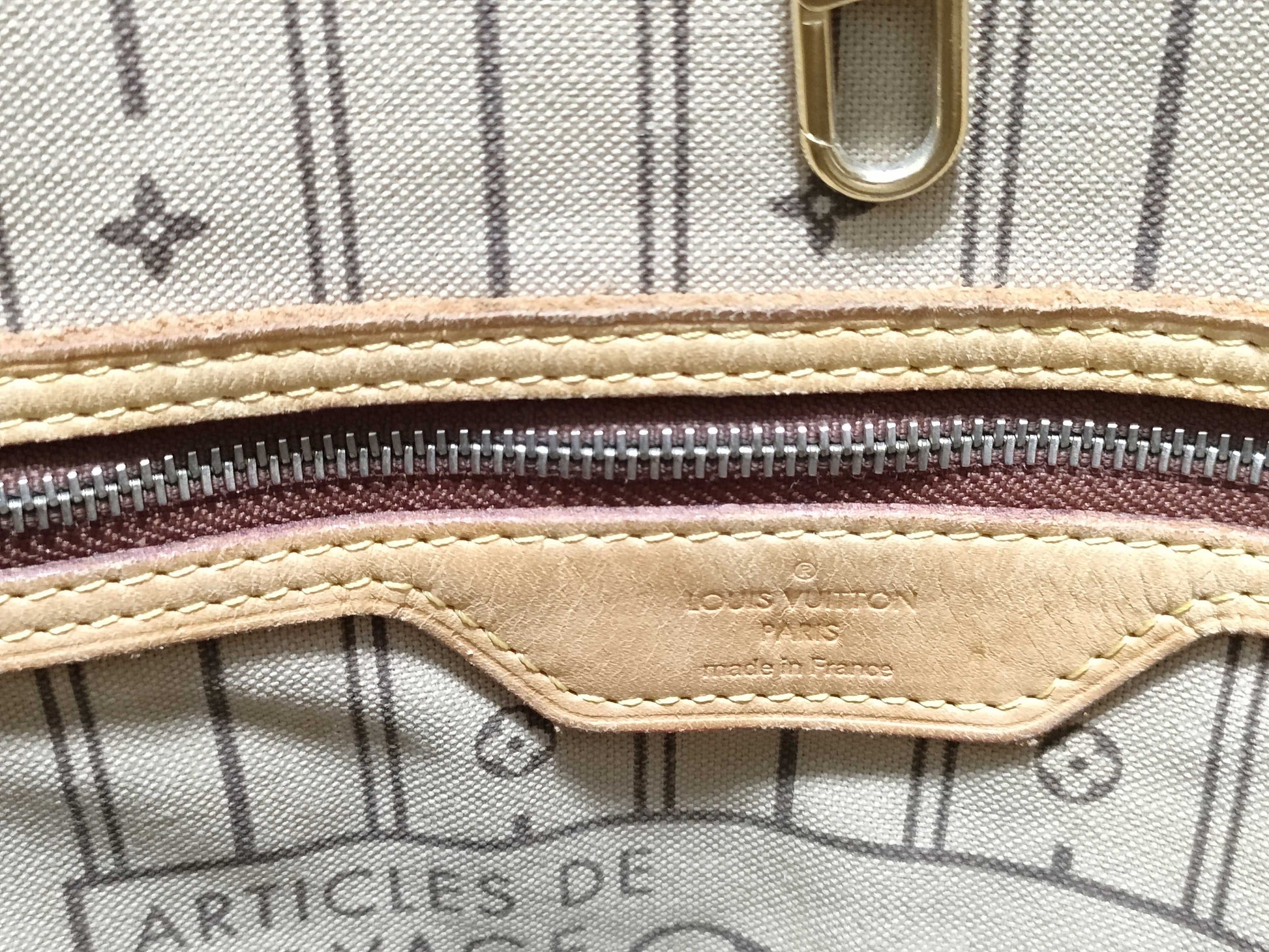 LOUIS VUITTON Monogram M40157 Neverfull GM Old Model Tote Bag 