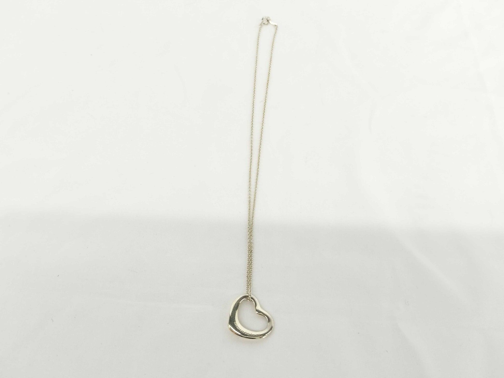 Tiffany & Co. Open Heart Necklace 925 Necklace