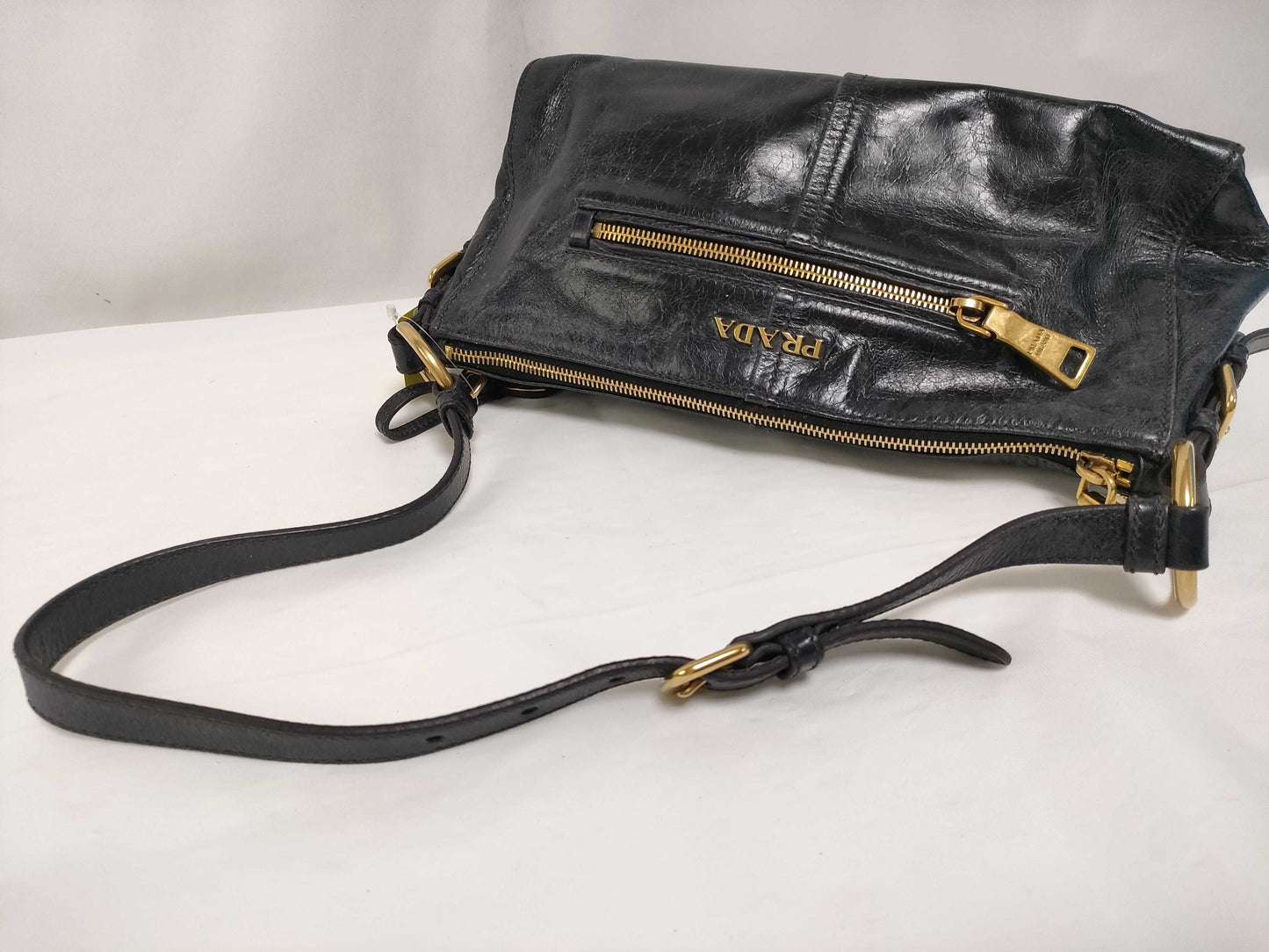 PRADA One-Shoulder Bag with G Hardware