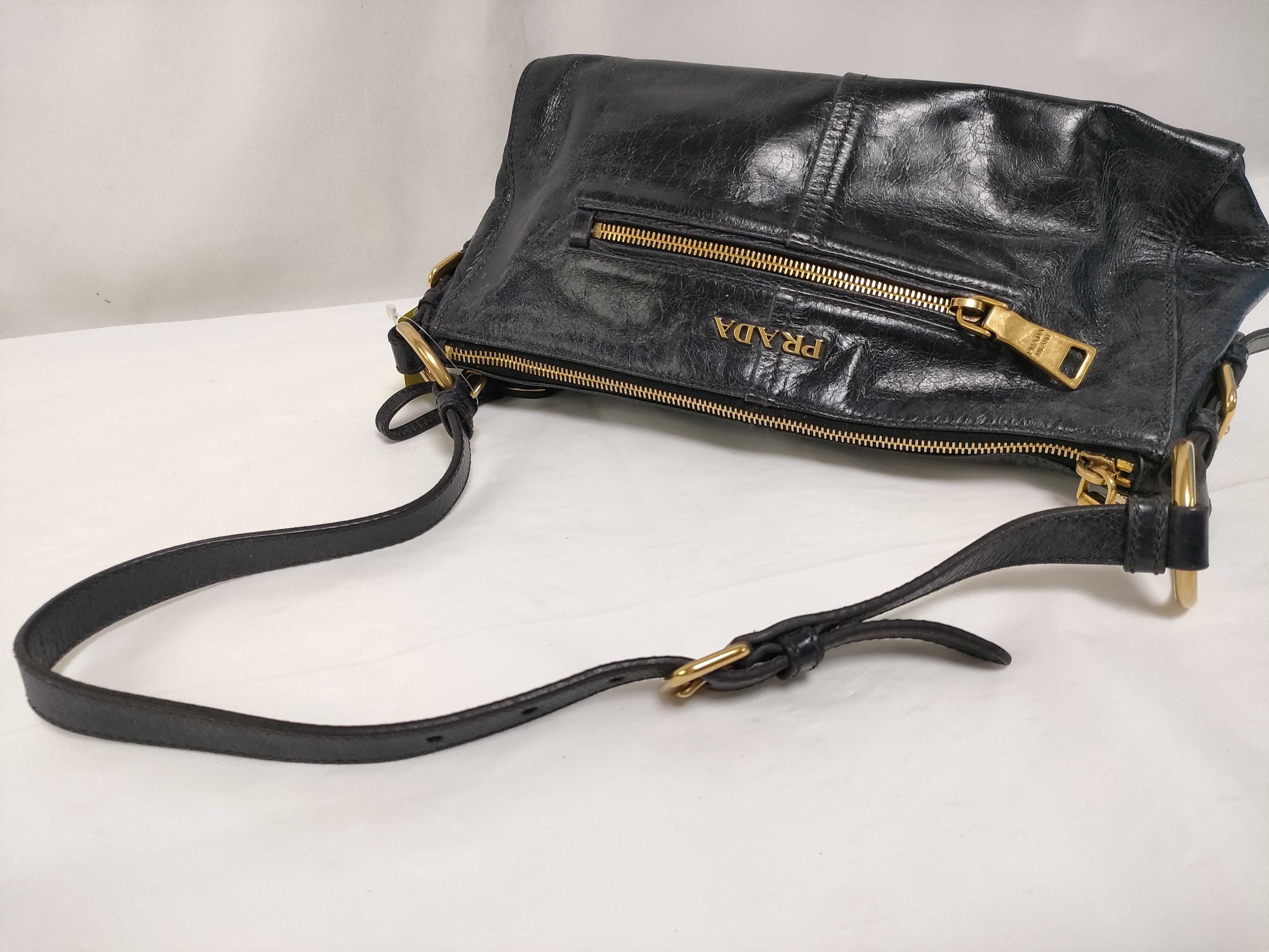 PRADA One-Shoulder Bag with G Hardware