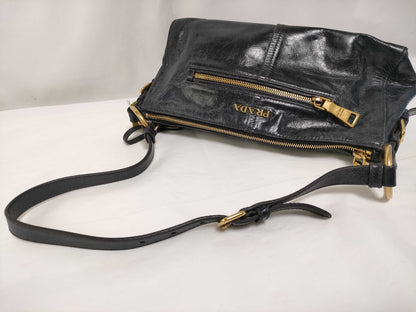 PRADA One-Shoulder Bag with G Hardware