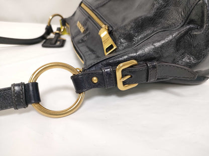 PRADA One-Shoulder Bag with G Hardware
