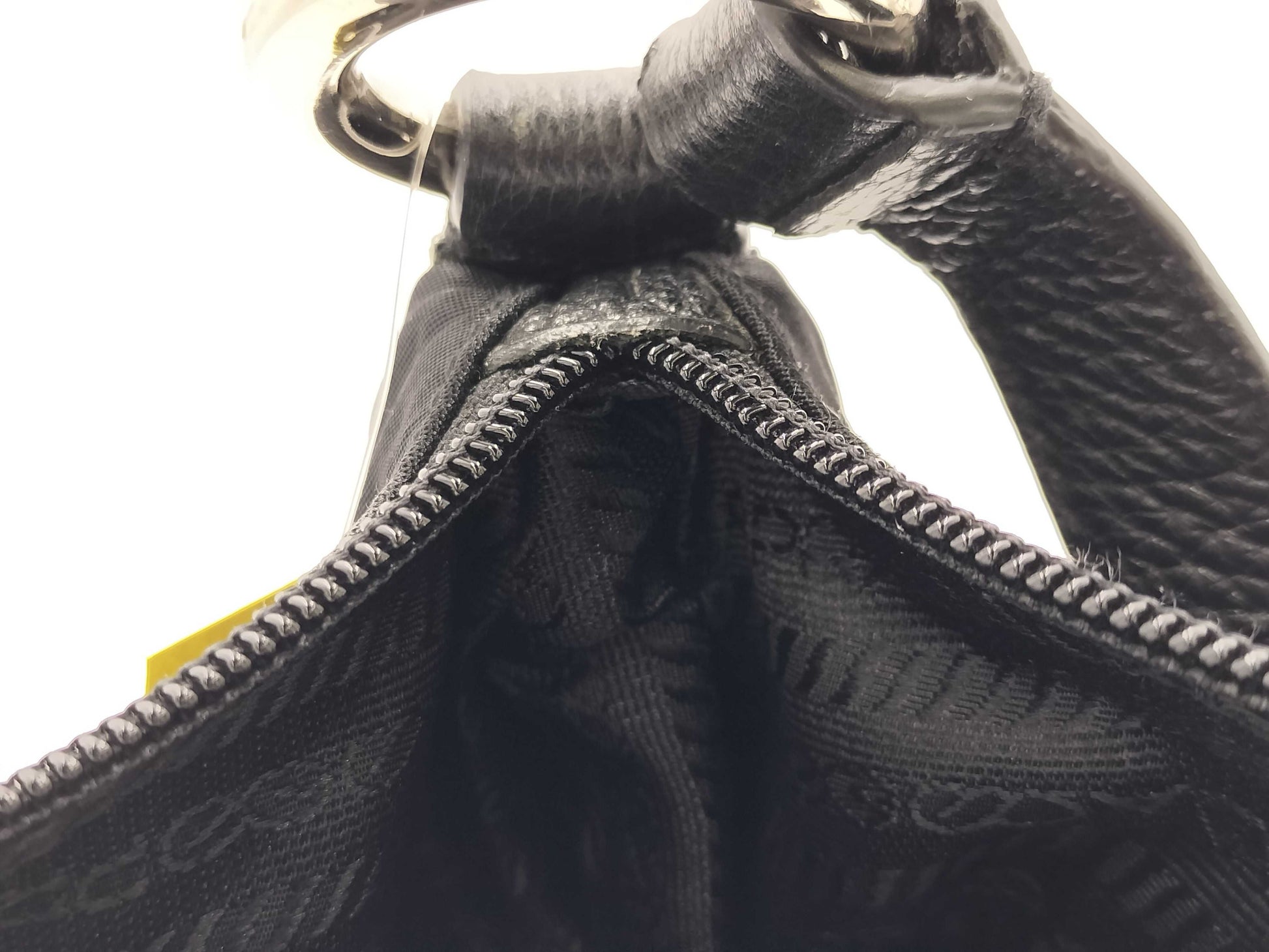 PRADA Prada nylon and leather handbag, black