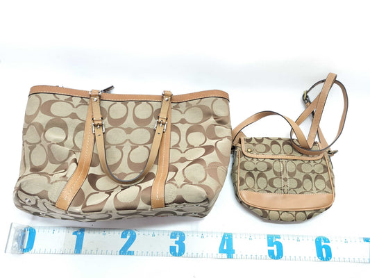 5 COACH tote bags, including Coach and Kenzo