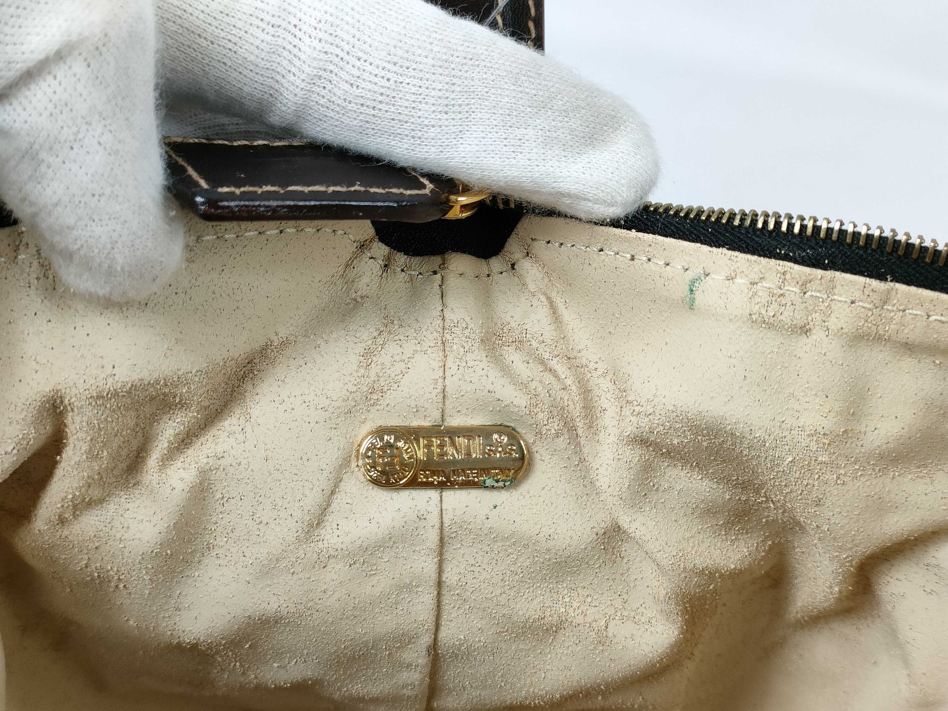 FENDI Zucca pattern vanity pouch