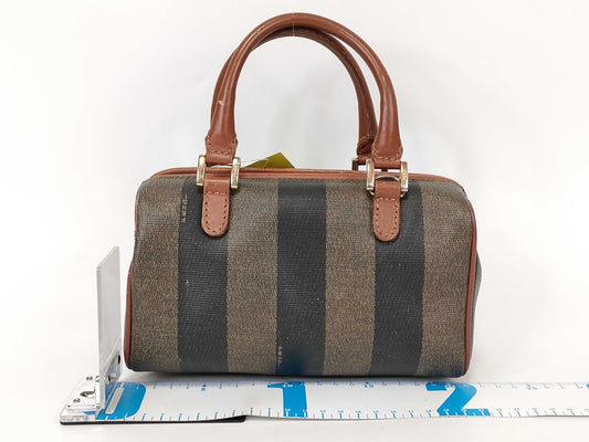 FENDI Pecan Print Mini Boston Bag Boston Bag