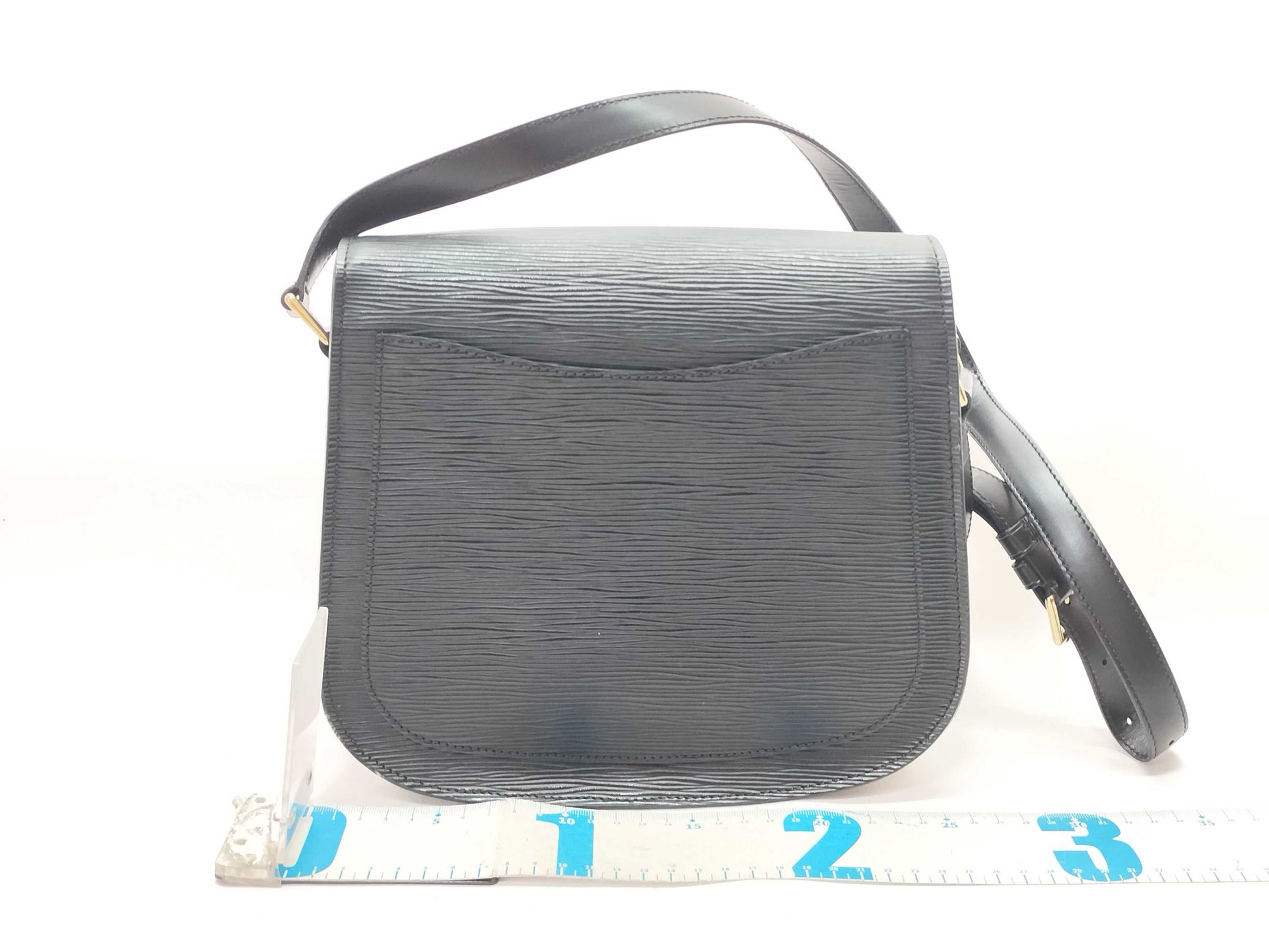 LOUIS VUITTON TH 0947 Epi Saint-Cloud Noir Shoulder Bag