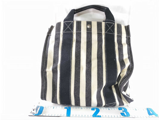 HERMES Cannes PM Canvas Tote Bag with Pouch