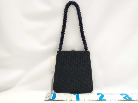BOTTEGA VENETA Intrecciato Satin Handbag with Beads