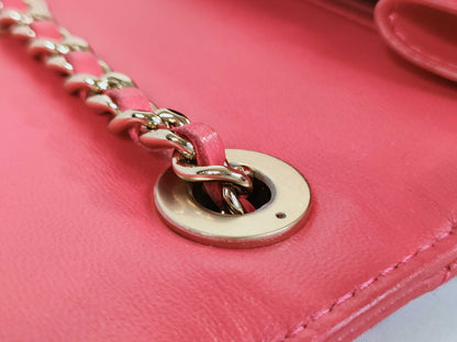 CHANEL [Card and sticker included] 30 series lambskin mini chain wallet shoulder bag