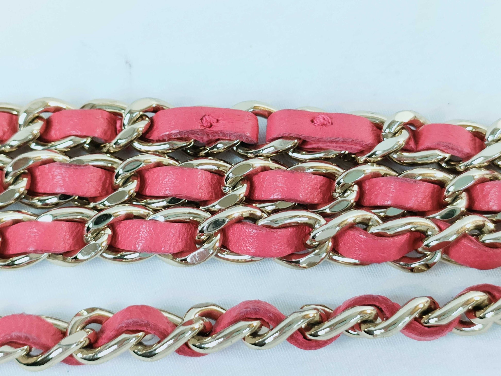 CHANEL [Card and sticker included] 30 series lambskin mini chain wallet shoulder bag