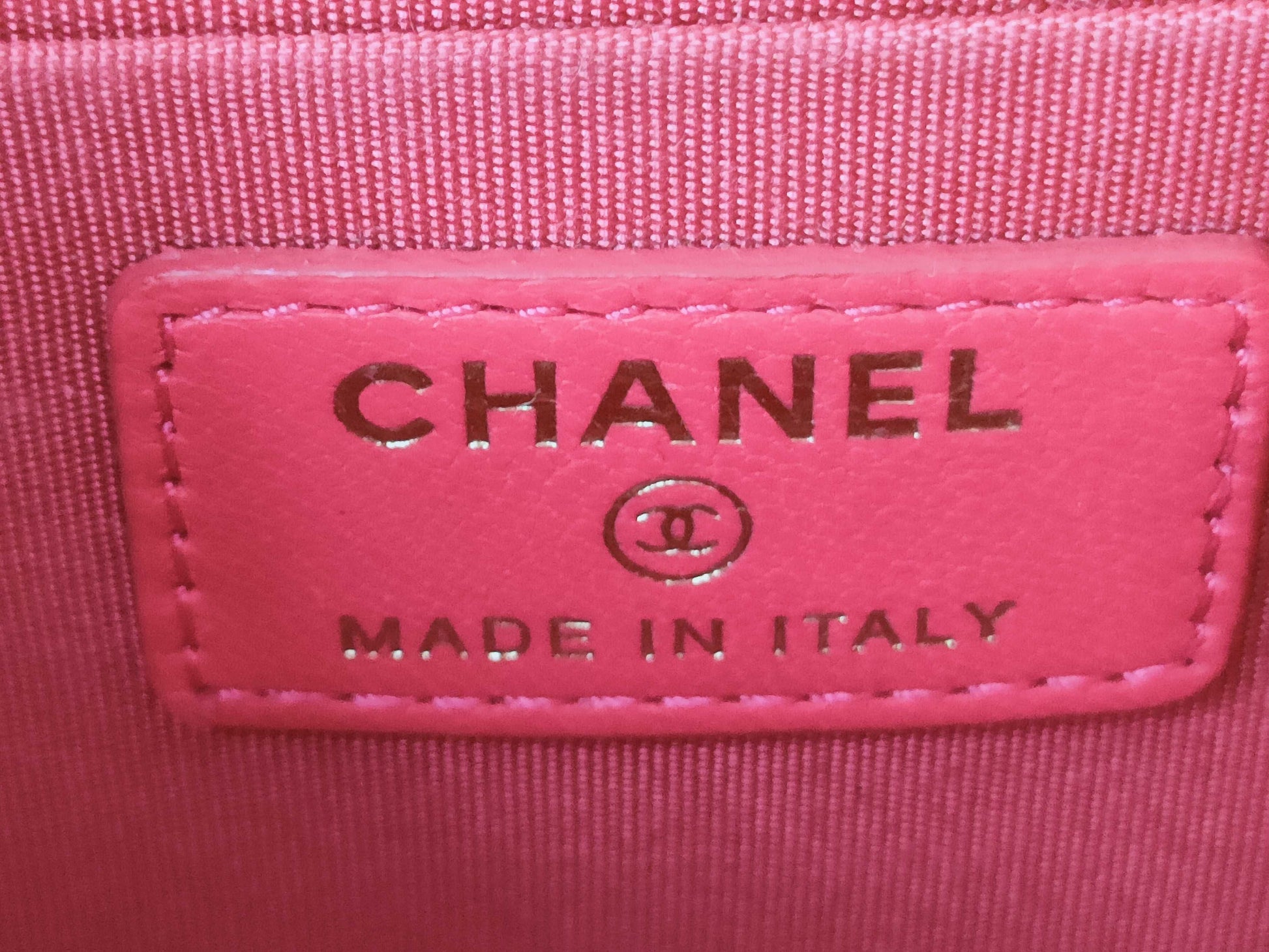 CHANEL [Card and sticker included] 30 series lambskin mini chain wallet shoulder bag