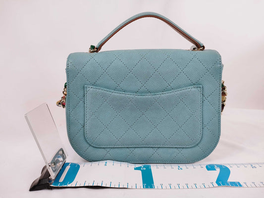 CHANEL [No card, sticker included] No. 23 Lambskin Matelasse 2-Way Chain Shoulder Cruise Line Shoulder Bag