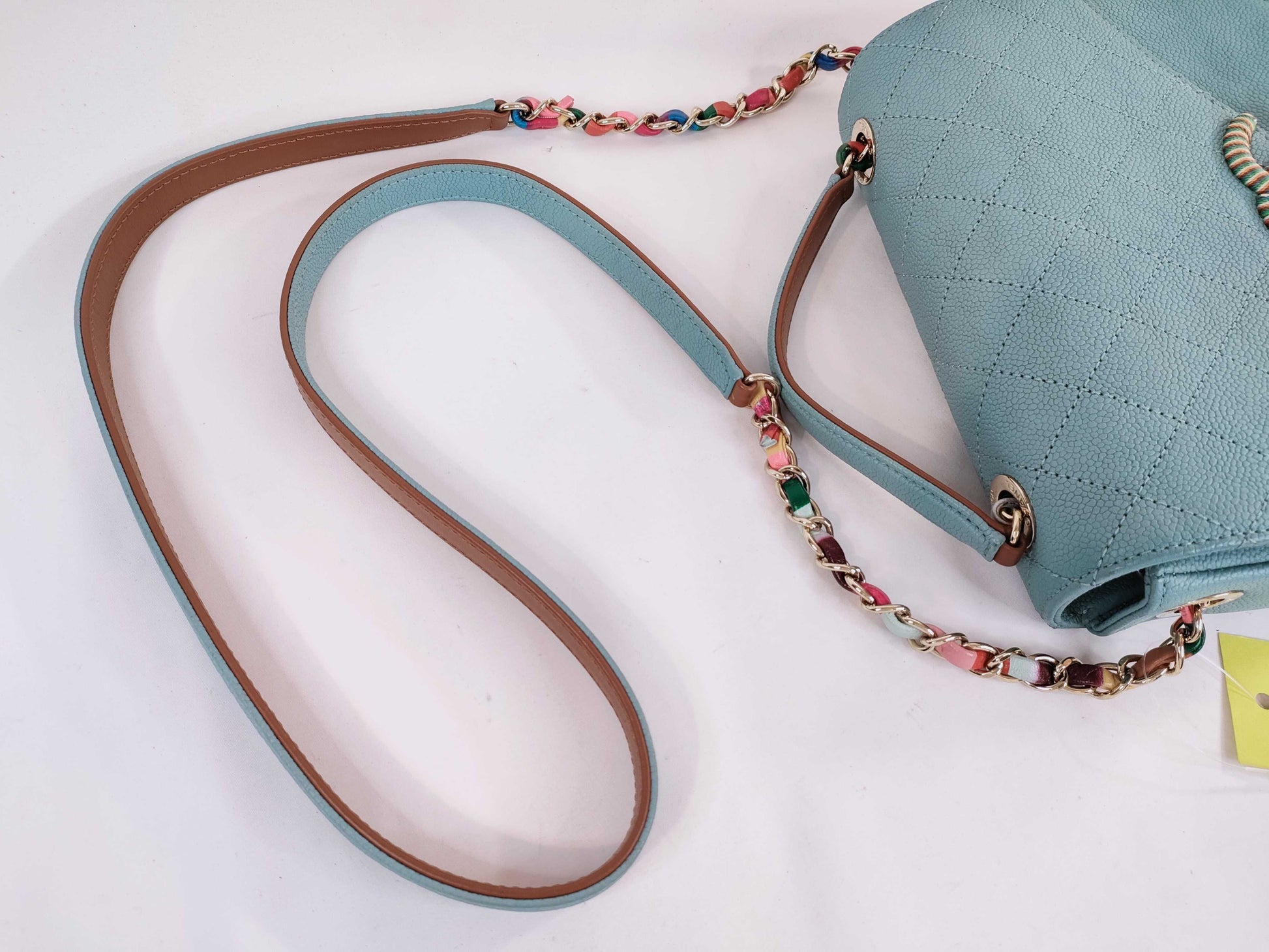 CHANEL [No card, sticker included] No. 23 Lambskin Matelasse 2-Way Chain Shoulder Cruise Line Shoulder Bag