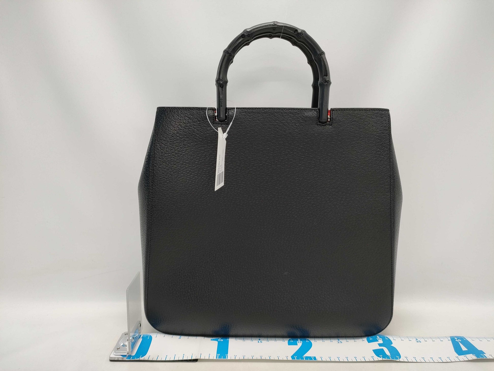 GUCCI Bamboo Leather 002-1060 Handbag