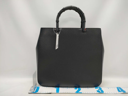 GUCCI Bamboo Leather 002-1060 Handbag
