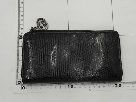 GUCCI Guccissima Long Wallet Shima Wallet