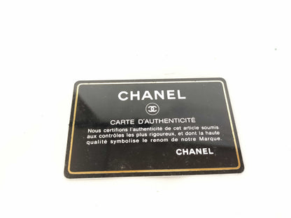 CHANEL [With sticker] No. 8 Caviar Leather Round Zip Wallet / No. 8 Wallet