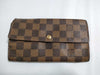 LOUIS VUITTON RFID serial number cannot be verified. Damier Portefeuille Sarah old wallet.