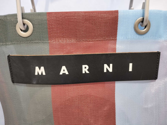 MARNI Mesh Shopping Tote Bag Handbag