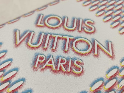 LOUIS VUITTON Damier Spray Zippy Wallet Vertical Wallet