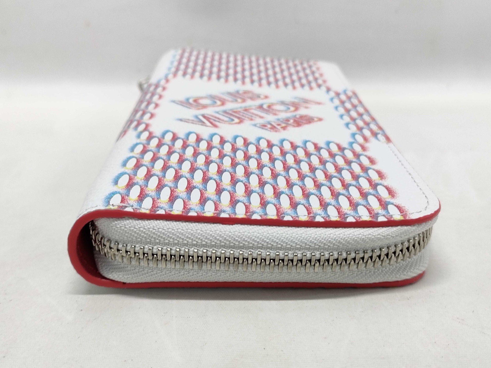 LOUIS VUITTON Damier Spray Zippy Wallet Vertical Wallet