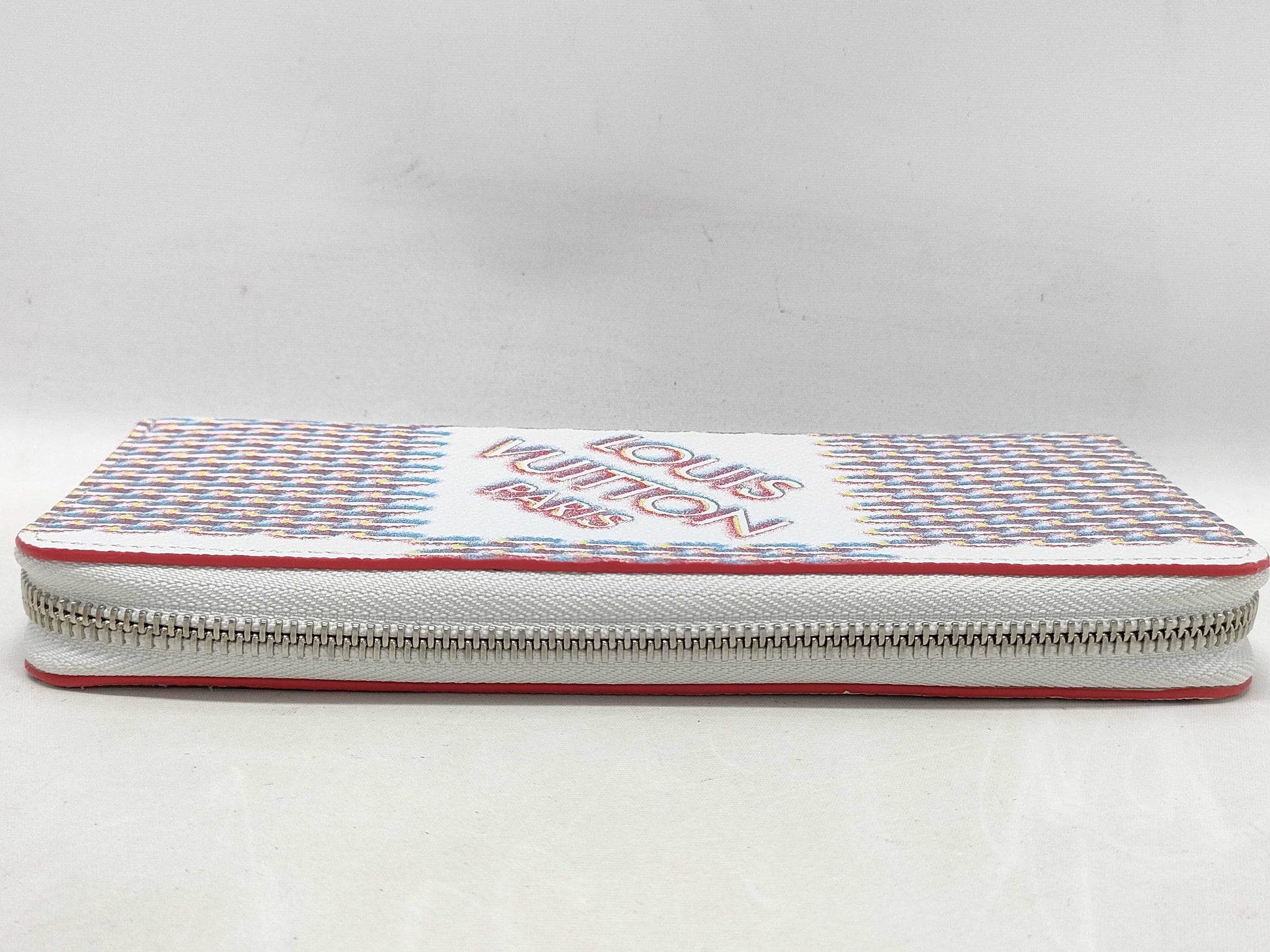 LOUIS VUITTON Damier Spray Zippy Wallet Vertical Wallet