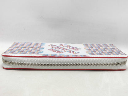 LOUIS VUITTON Damier Spray Zippy Wallet Vertical Wallet