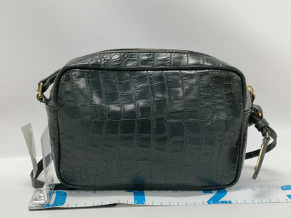 Yves Saint Laurent Croco Embossed Shoulder Bag