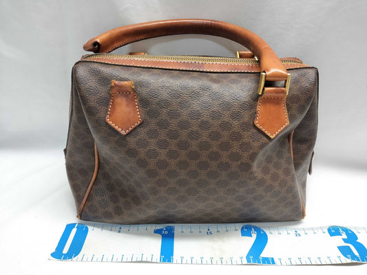 CELINE Macadam Mini Boston Bag with Broken Handle