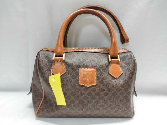 CELINE Macadam Mini Boston Bag with Broken Handle