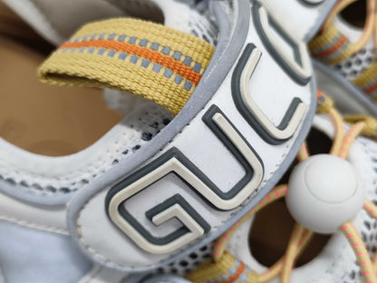 GUCCI logo platform sandals