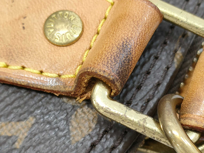 LOUIS VUITTON Monogram M53152 Alma BB 2-way handbag with padlock and two keys