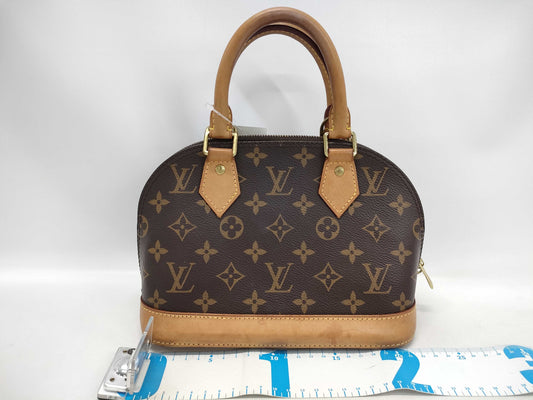 LOUIS VUITTON Monogram M53152 Alma BB 2-way handbag with padlock and two keys