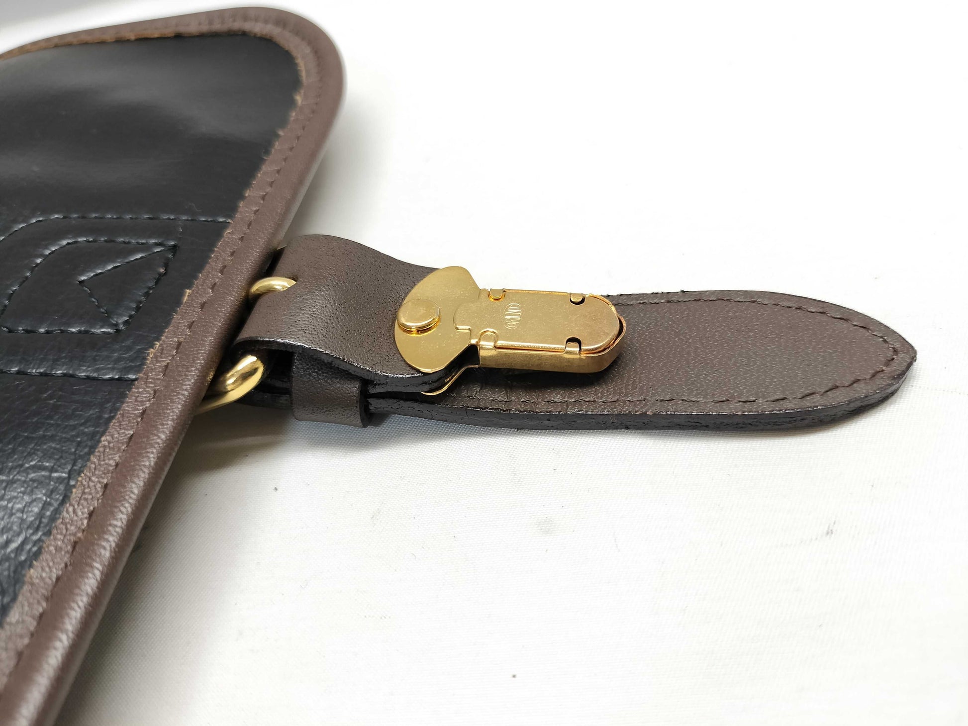 BURBERRY Check Messenger Shoulder Bag