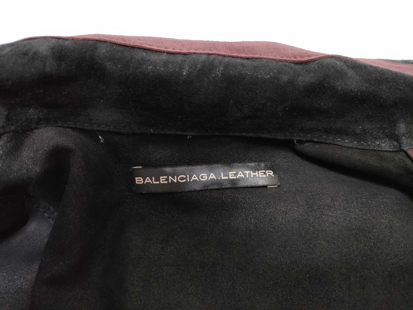 BALENCIAGA Suede Rider's Jacket
