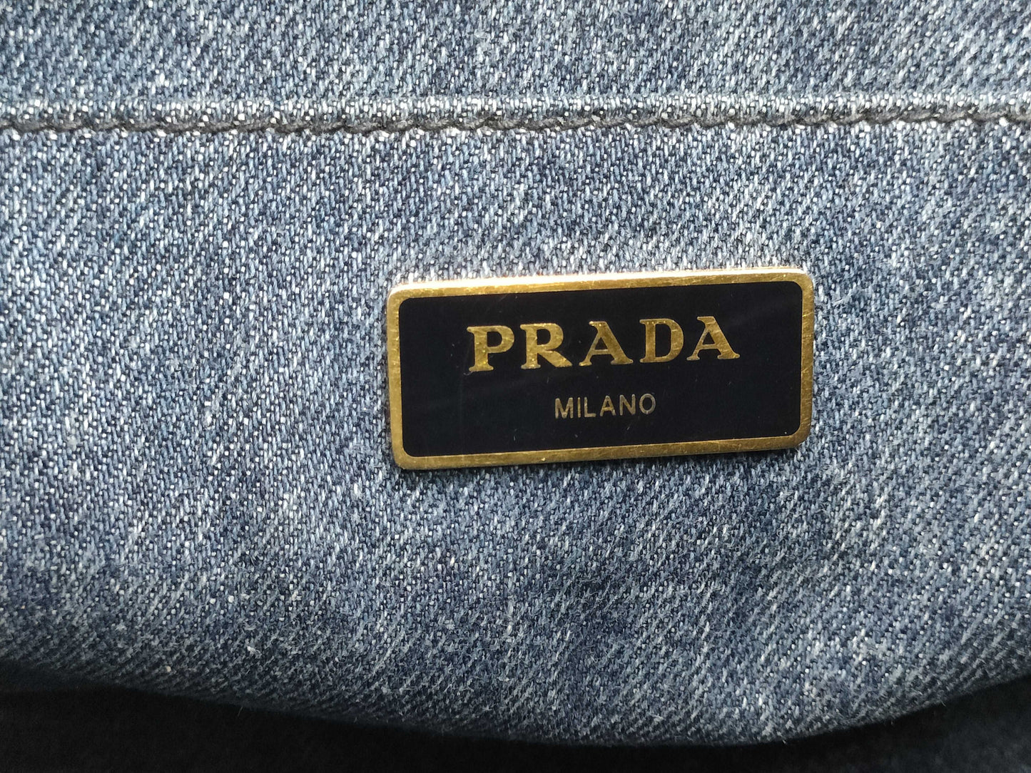PRADA 1BG439/Denim/2WAY Handbag