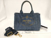 PRADA 1BG439/Denim/2WAY Handbag