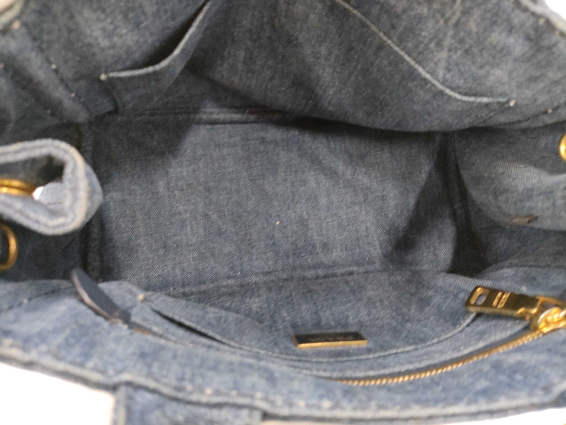 PRADA 1BG439/Denim/2WAY Handbag