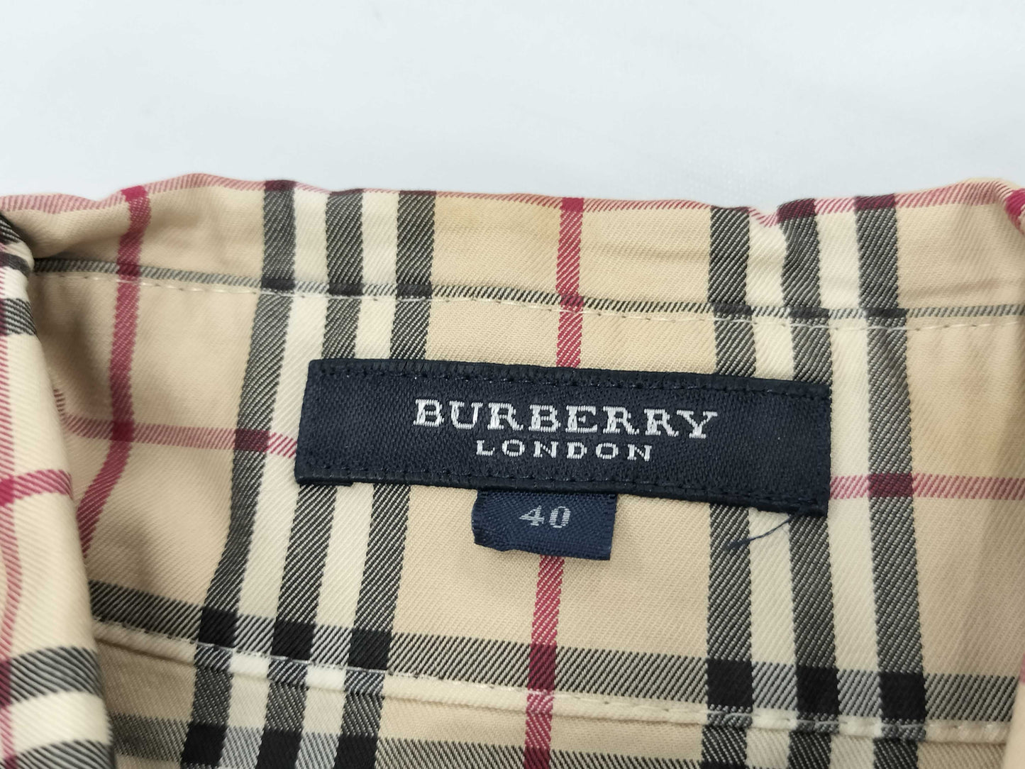 BURBERRY Check Shirt Shirt