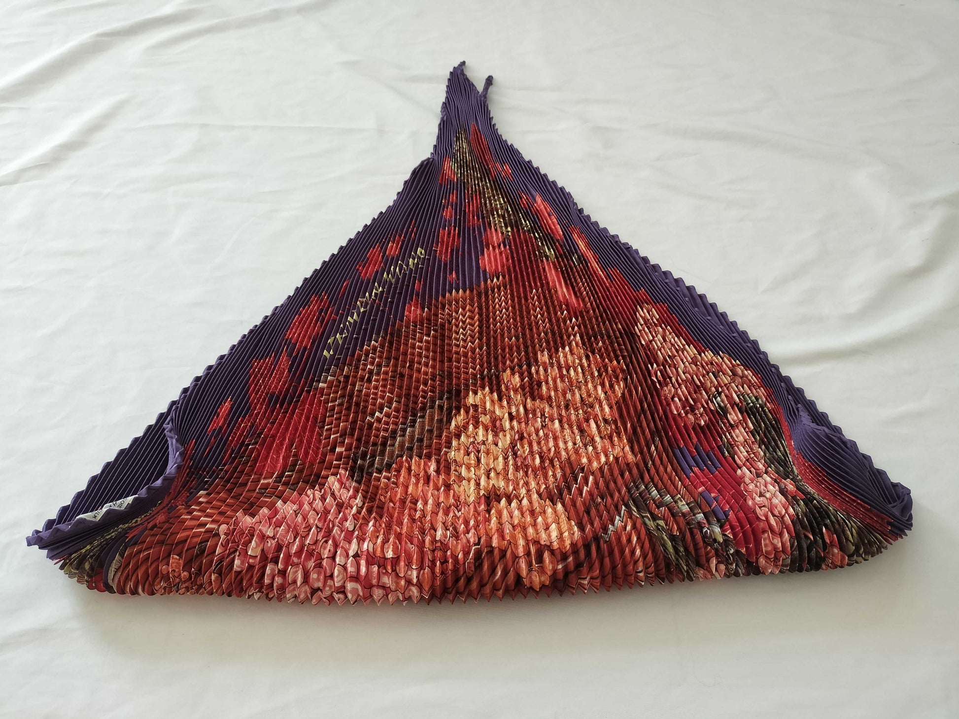 HERMES Carre Pleated Scarf