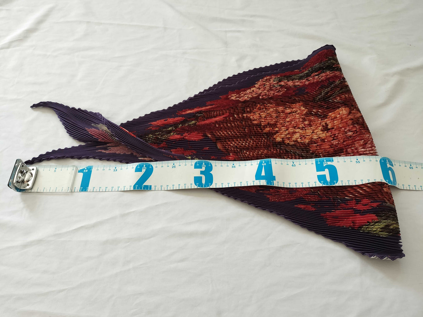 HERMES Carre Pleated Scarf
