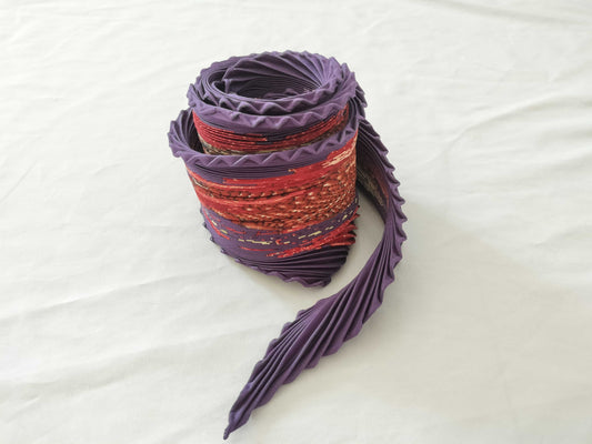 HERMES Carre Pleated Scarf