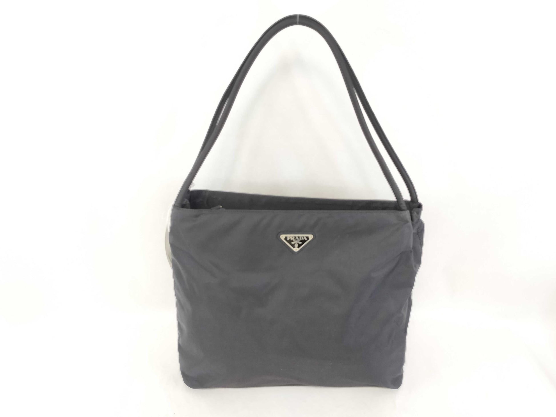 PRADA nylon hand tote bag